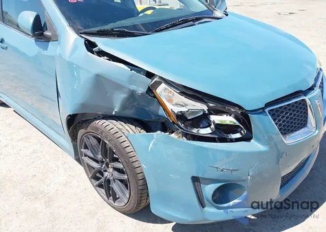 2009 Pontiac Vibe Gt из США, поврежденный, VIN 5Y2SR670X9Z443126